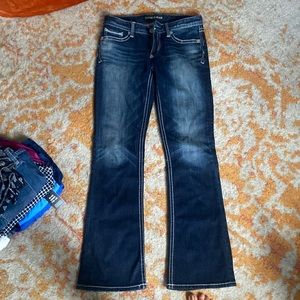 Express boot jeans, Stella low rise